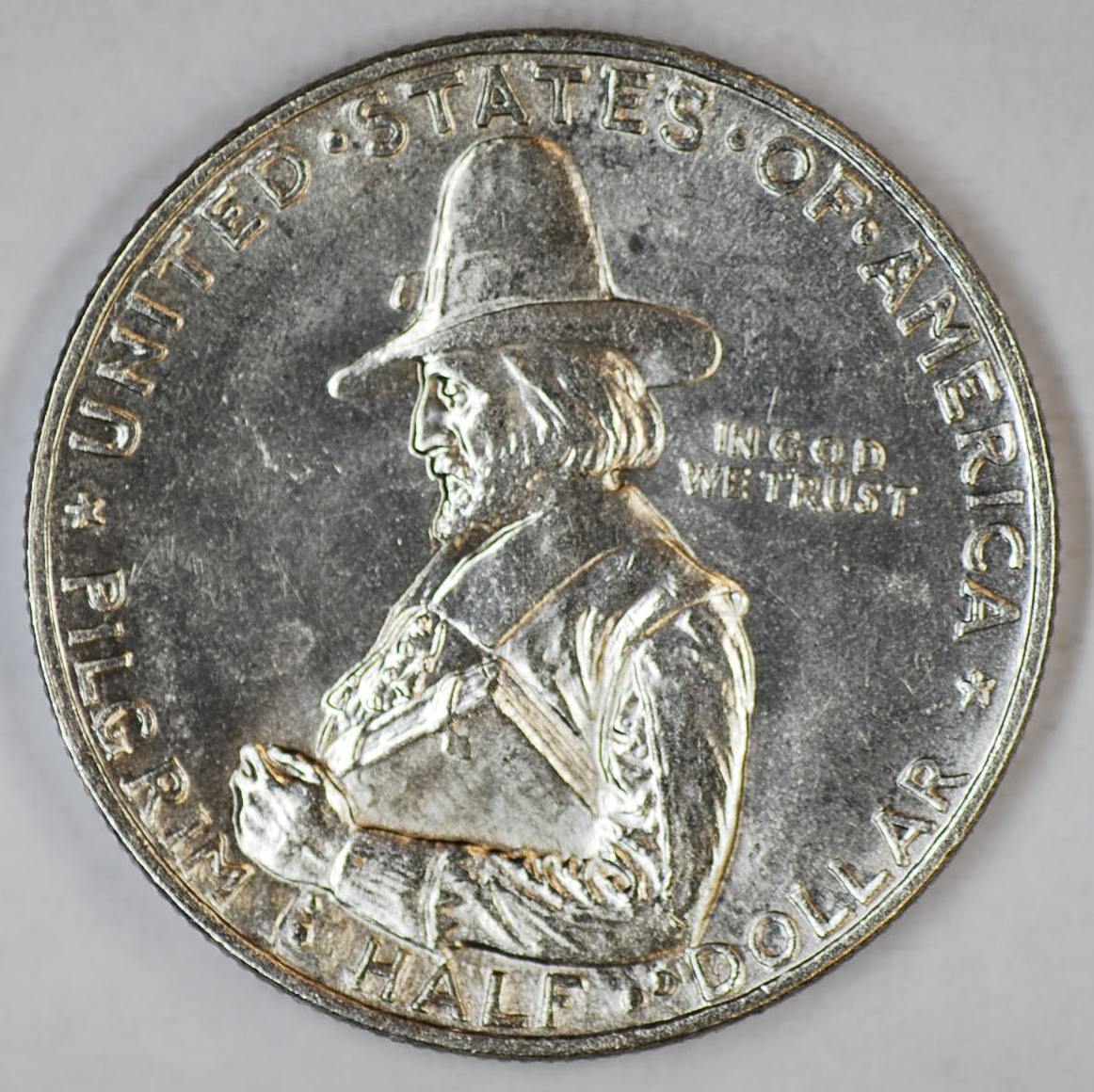 1920-1921 PILGRIM COMMEMORATIVE HALF DOLLAR